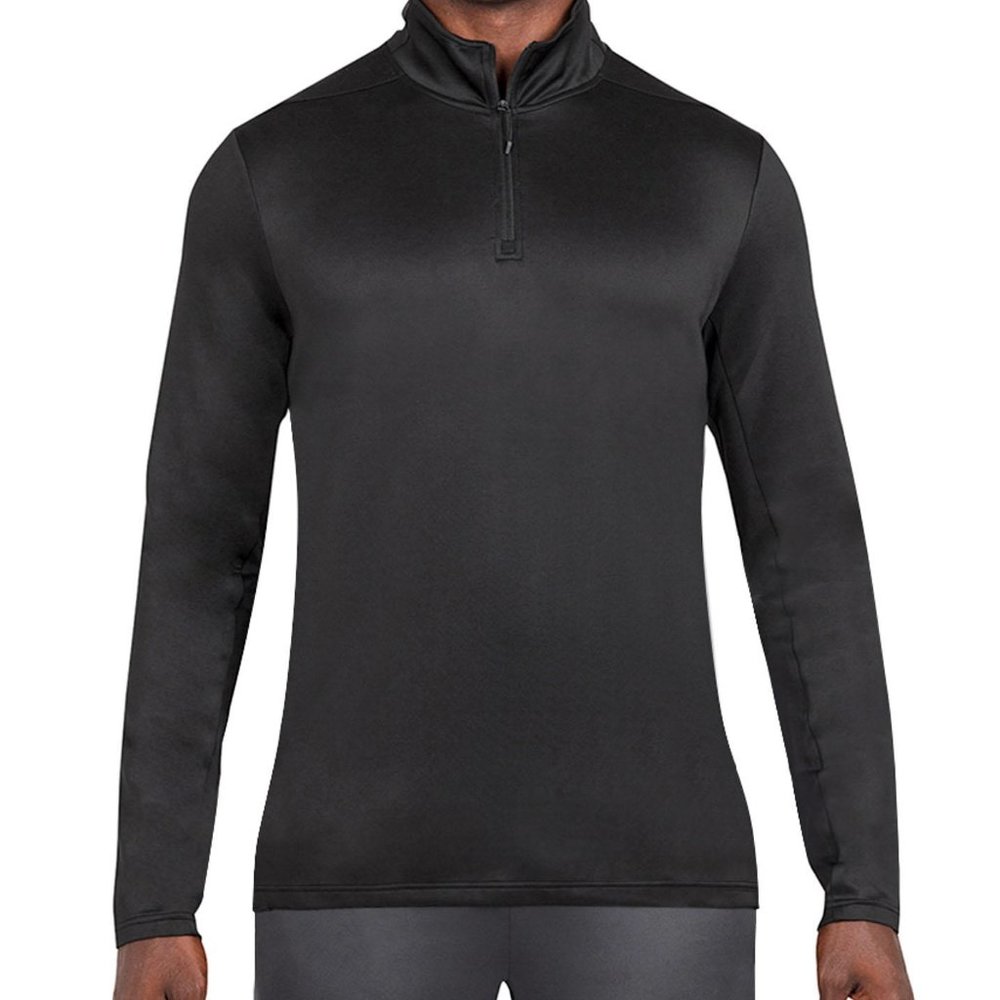 Layer 8 Men's Performance Quarter Zip - Black - Size M